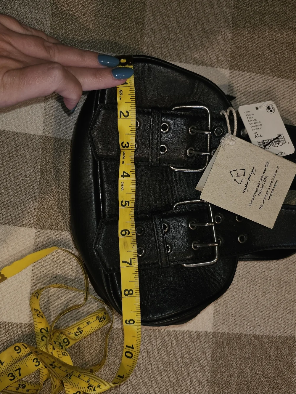 Nwt Free People Say Yes Bag in Black